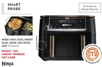 Harvey Norman NINJA 'MAX XXXL SMART DUAL ZONE' AIR FRYER offer