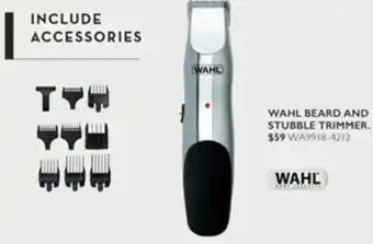 Harvey Norman WAHL BEARD AND STUBBLE TRIMMER offer