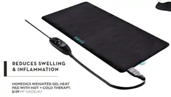 Harvey Norman HOMEDICS WEIGHTED GEL HEAT PAD WITH HOT + COLD THERAPY offer