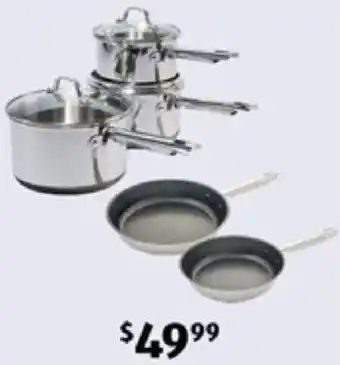 ALDI Stainless Steel Cookware Sets offer