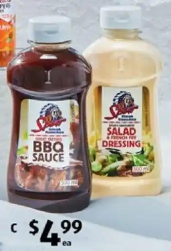Spur BBQ Sauce or Salad & French Fry Dressing 500ml