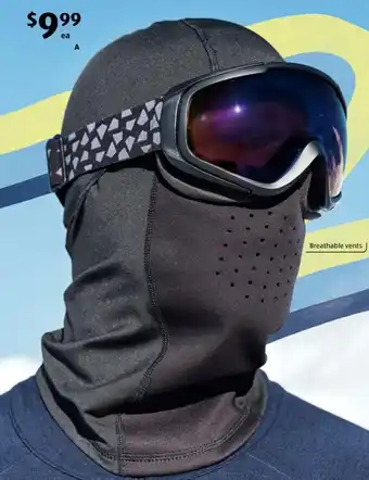 ALDI Adult's Premium Softshell Balaclava, Bandana or Masks offer