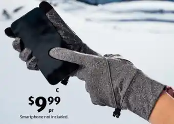 ALDI Adult's Premium Touchscreen Gloves offer