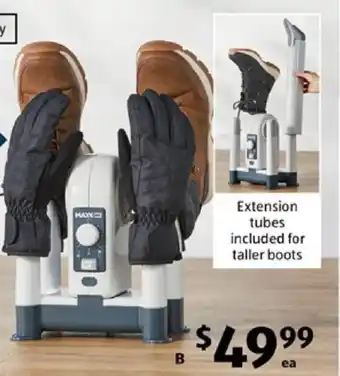 ALDI MaxxDry Heavy Duty Boot, Shoe and Glove Dryer offer