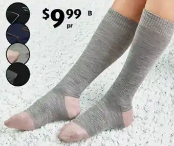 ALDI Adult's Merino Blend Ski Socks offer