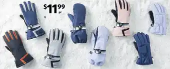 ALDI Children's Ski Gloves or Mittens offer