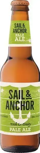 Woolworths Sail & Anchor Pale Ale Bottles 24x330ml offer
