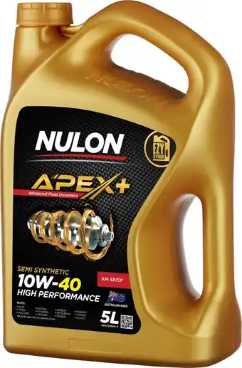 Autopro Nulon APEX+ 10W40 HIGH PERFORMANCE 5L offer