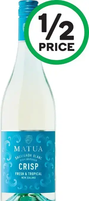 Woolworths Matua Crisp Sauvignon Blanc 750ml offer