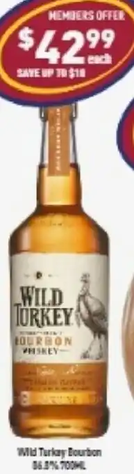 Liquor Legends Wild Turkey Bourbon offer