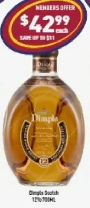 Liquor Legends Dimple Scotch offer
