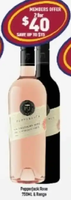 Liquor Legends Peperjack Rose offer