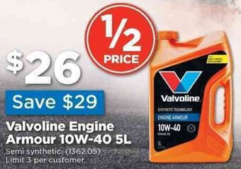 Repco Valvoline Engine Armour 10W-40 5L offer