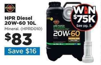Repco HPR Diesel 20W-60 10L offer