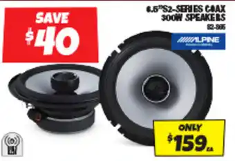 Autobarn 6.6"S2-SERIES COAX 300W SPEAKERS offer