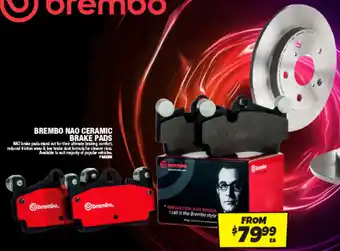 Autobarn BREMBO NAO CERAMIC BRAKE PADS offer