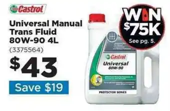 Repco Universal Manual Trans Fluid 80W-90 4L offer