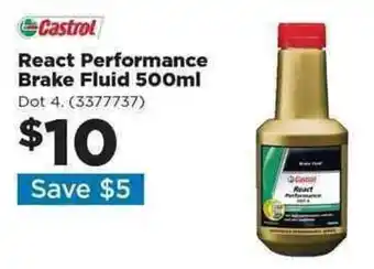 Repco React Performance Brake Fluid 500ml offer