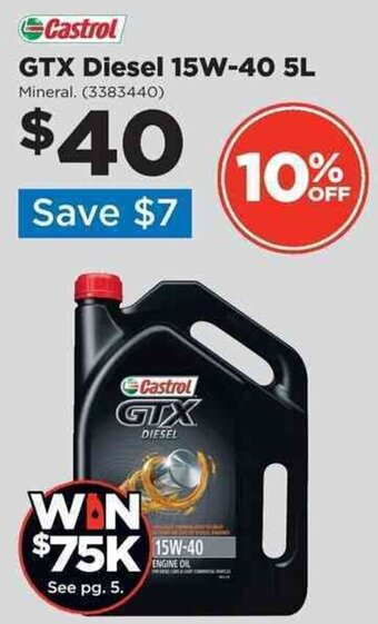 Repco GTX Diesel 15W-40 5L offer