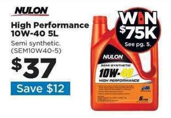 Repco High Performance 10W-40 5L offer