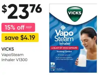 Healthy Life VapoSteam Inhaler V1300 offer