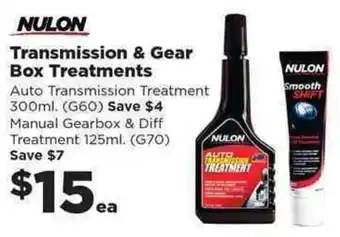 Transmission & Gear Box Treatments
