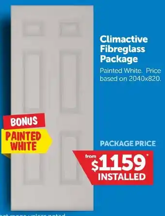 Doors Plus Climactive Fibreglass Package offer