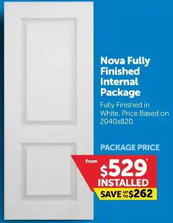 Doors Plus Nova Fully Finished Internal Package offer