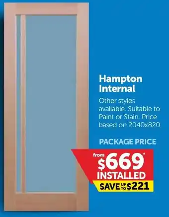 Doors Plus Hampton Internal offer