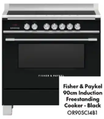 The Good Guys Fisher & Paykel 90cm Induction Freestanding Cooker-Black offer