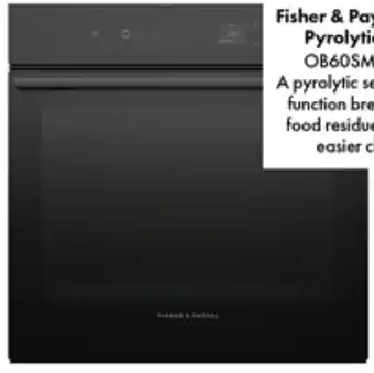 The Good Guys Fisher & Paykel 60cm Pyrolytic Oven offer