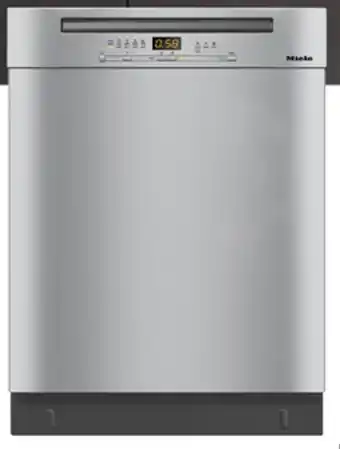 The Good Guys Miele 60cm Built-Under Dishwasher - CleanSteel offer