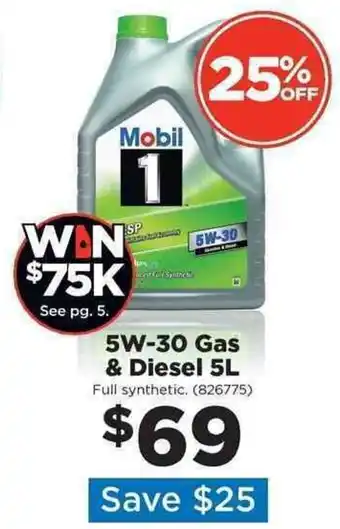 Repco 5W-30 Gas & Diesel 5L offer