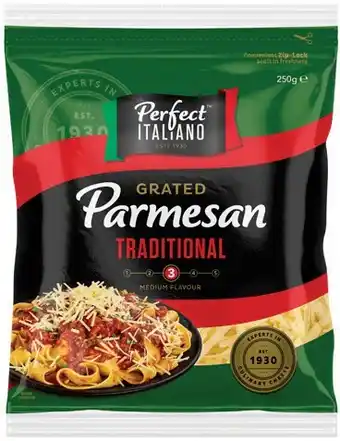 IGA Perfect Italiano Grated Parmesan 250g offer