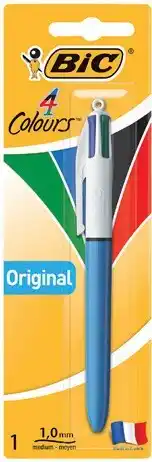 IGA BIC 4 Colours Original Pen 1 Pack offer