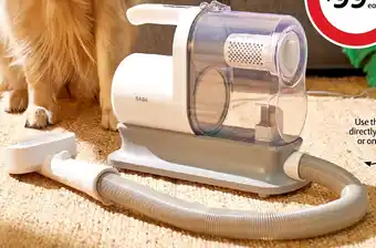 Coles Pet Grooming Kit with Vacuum offer