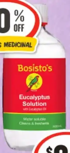 IGA Bosisto's Eucalyptus Solution 500mL offer