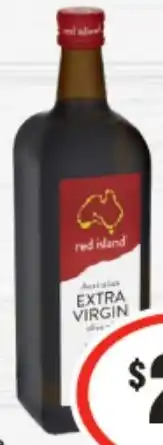 IGA Red Island Extra Virgin Olive Oil 1 Litre offer