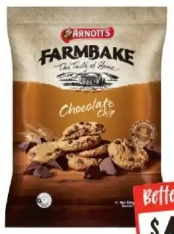 IGA Arnott's Farmbake Cookies 310g Selected Varieties offer