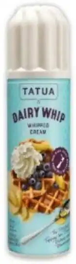 IGA Tatua Dairy Whip Whipped Cream 250g offer