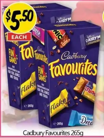 NQR Cadbury Favourites 265g offer