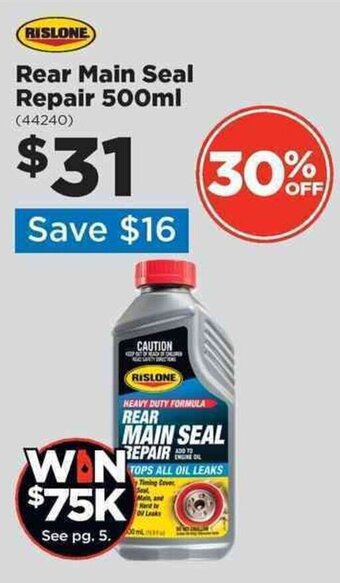 Rear Main Seal Repair 500ml