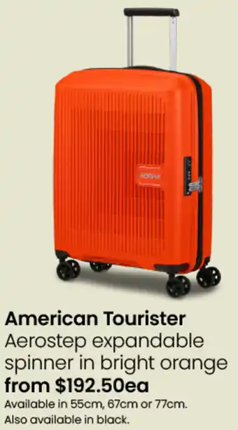 Myer Aerostep expandable spinner in bright orange offer