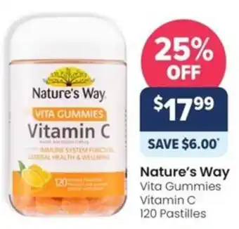 Advantage Pharmacy Nature's Way Vita Gummies Vitamin C 120 Pastilles offer