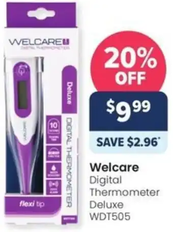 Advantage Pharmacy Welcare Digital Thermometer Deluxe WDT505 offer