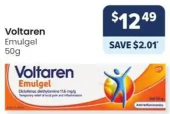 Advantage Pharmacy Voltaren Emulgel 50g offer