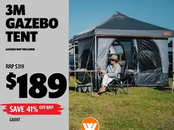 Getaway Outdoors 3M GAZEBO TENT offer