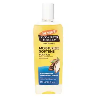 Woolworths Palmer’s Cocoa Butter Formula Moisturising Body Oil 250ml offer