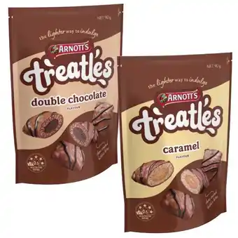 Coles Arnott's Treatles Biscuit Bites 90g offer