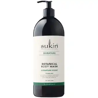 Woolworths Sukin Body Wash 1 Litre offer